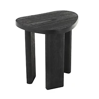 20" Black Handmade Heart Inspired Side End Accent Table