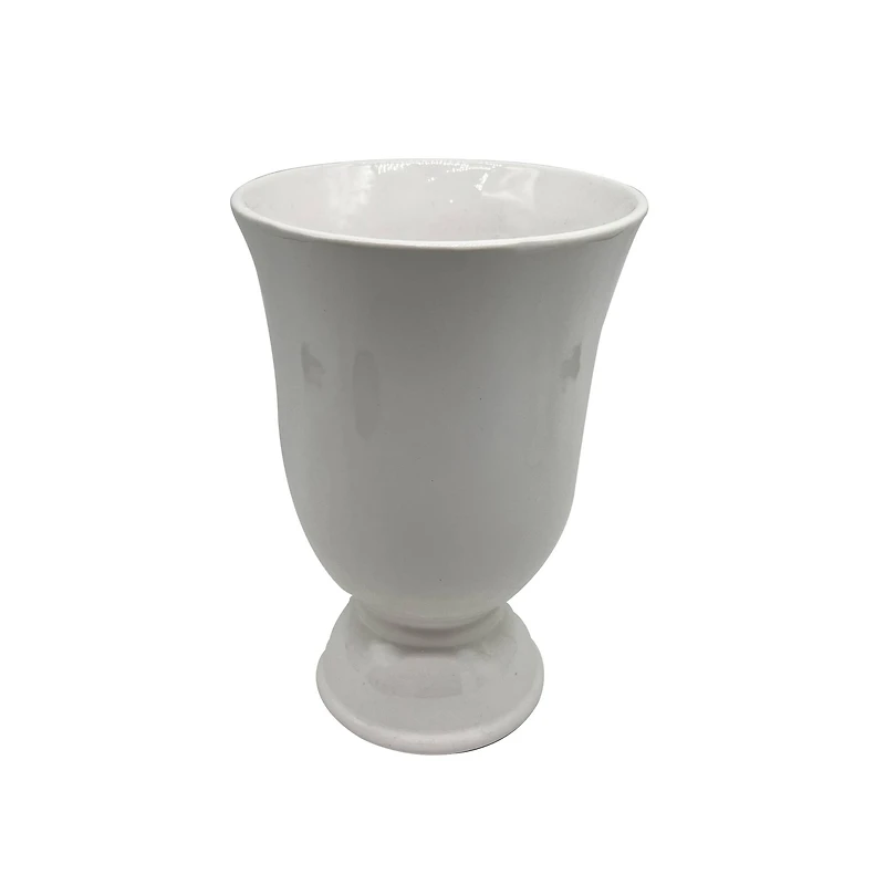 8 Pack: 8" White Ceramic Vase by Ashland®