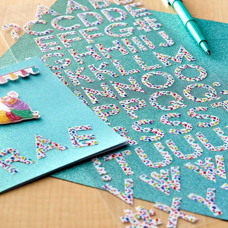 Shaker Confetti Alphabet Stickers by Recollections™