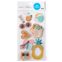 Beach Accessories Dimensional Stickers by Recollections™