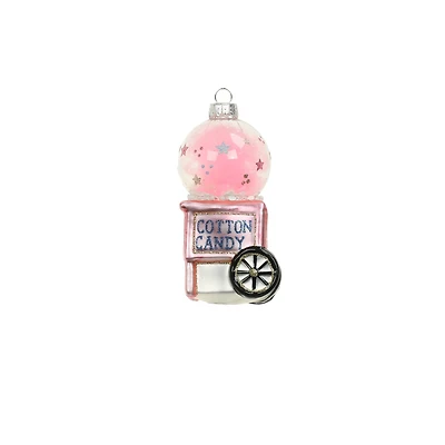 4" Cotton Candy Machine Glass Ornament by Ashland®