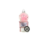 4" Cotton Candy Machine Glass Ornament by Ashland®