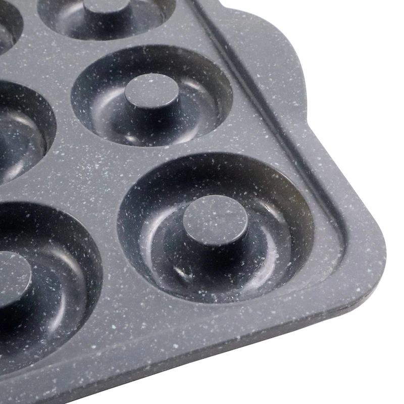 12-Cavity Metal-Reinforced Silicone Mini Donut Pan by Celebrate It®