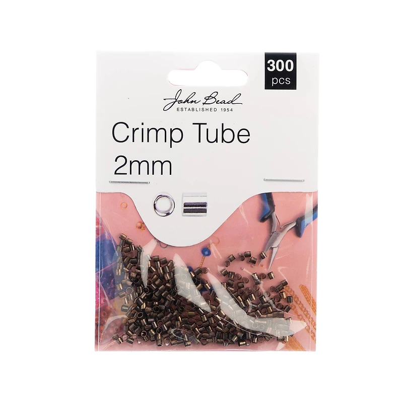 John Bead Must Have Findings 2mm Crimp Tubes