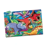 Puzzle Doubles!® Glow in the Dark Dinos 100 Piece Puzzle