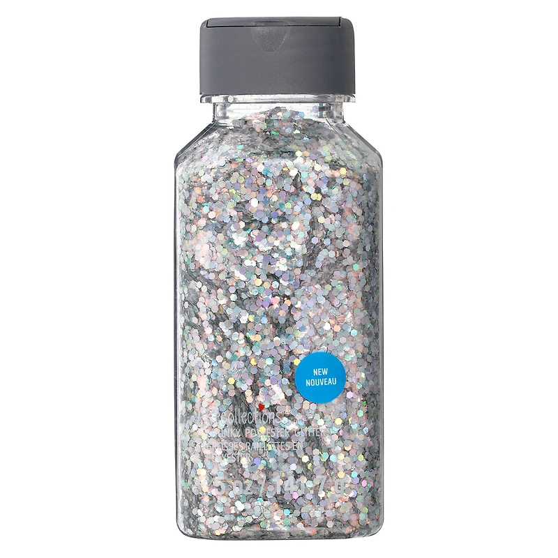 Iridescent Sparkle Chunky Polyester Glitter, 5oz. by Recollections™