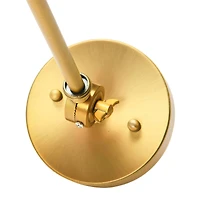 Hello Honey® 29" Antique Metal Brass Finish Coastal Adjustable Wall Sconce