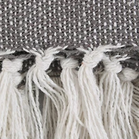 DII® Black Farmhouse Woven Throw