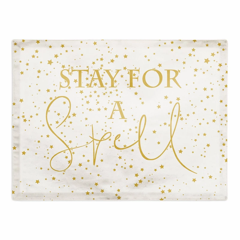 Stay For A Spell Polyester Twill Placemat