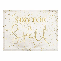 Stay For A Spell Polyester Twill Placemat