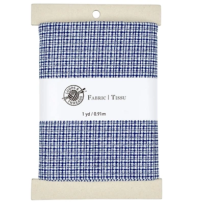 Navy & White Plaid Cotton Fabric Bundle by Loops & Threads™