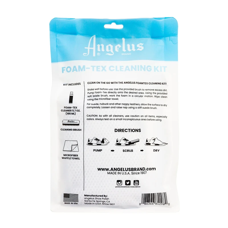 12 Pack: Angelus® Foam Tex Sneaker Cleaning Kit