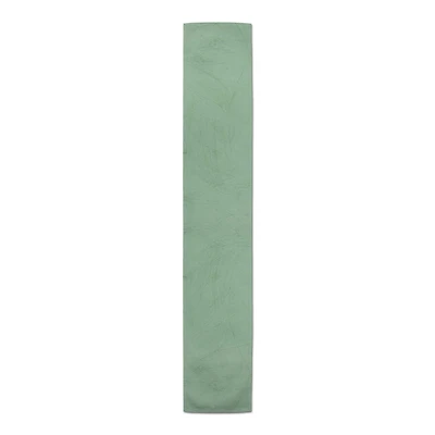 Distressed Green Outdoor Table Runner