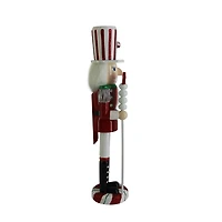 16" Red & White Peppermint Nutcracker by Ashland®