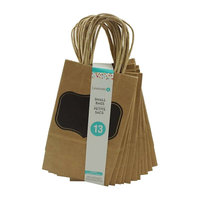 8.5" Black Label Paper Bag Value Pack by Celebrate It™