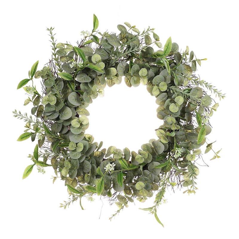 24" Spring Eucalyptus Wreath