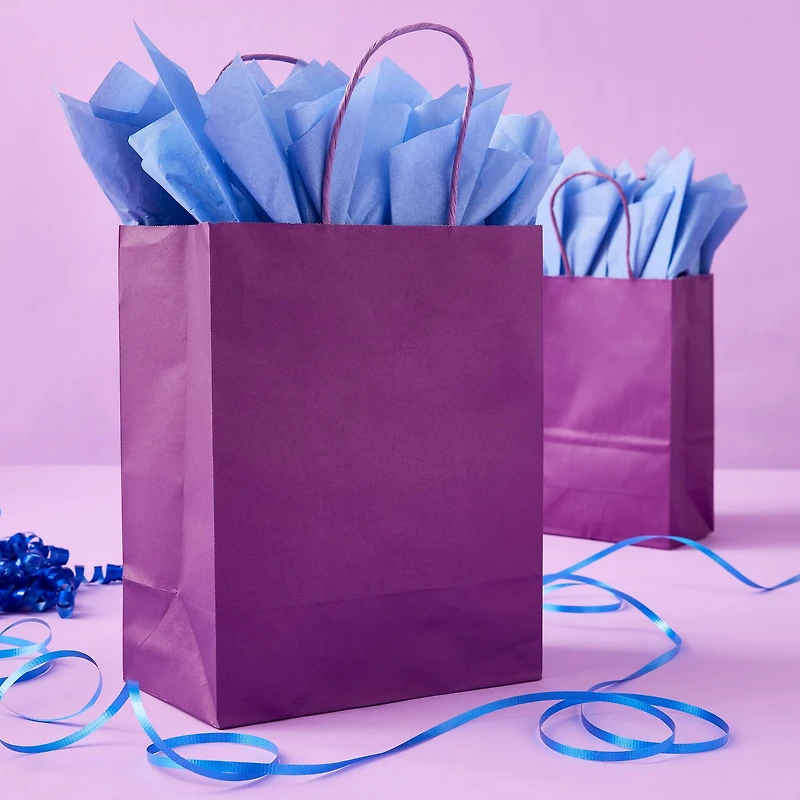 Medium Purple Gift Bags by Celebrate It™, 13ct.