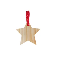 4" Star DIY Pinewood Ornament by Make Market®