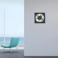 Stupell Industries Starfish and Nautical Sea Shell Wreath, 12" x 12"