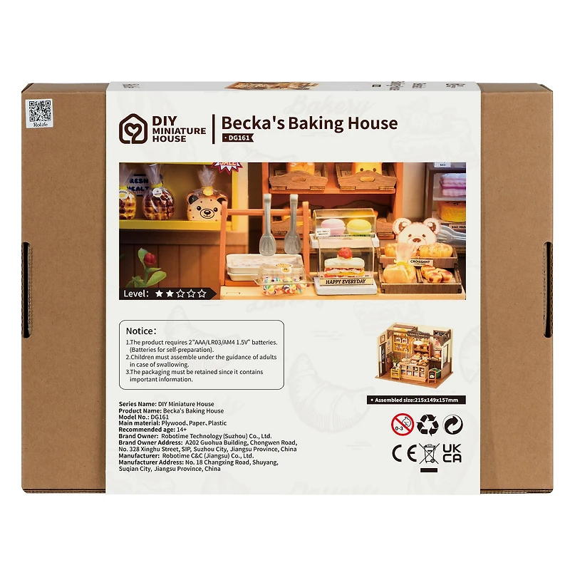 Rolife Becka's Baking House DIY Miniature House Kit
