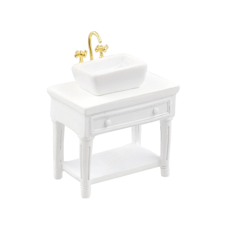 Miniature White Bathroom Sink by Make Market®