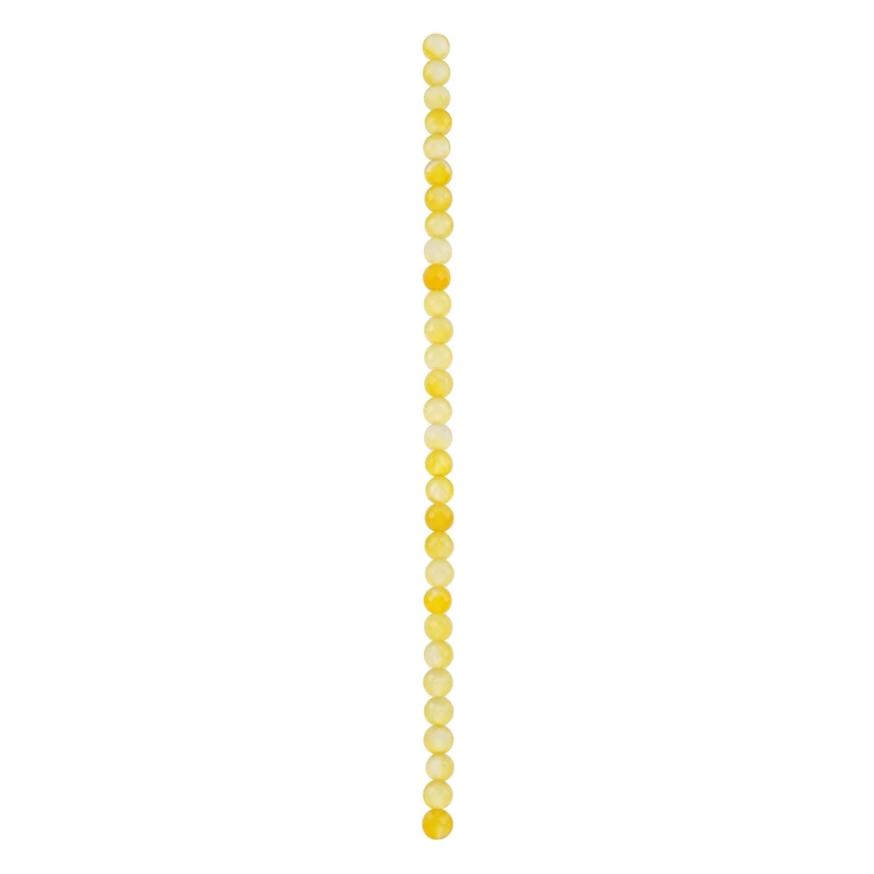 Yellow Faceted Agate Coin Beads by Bead Landing
