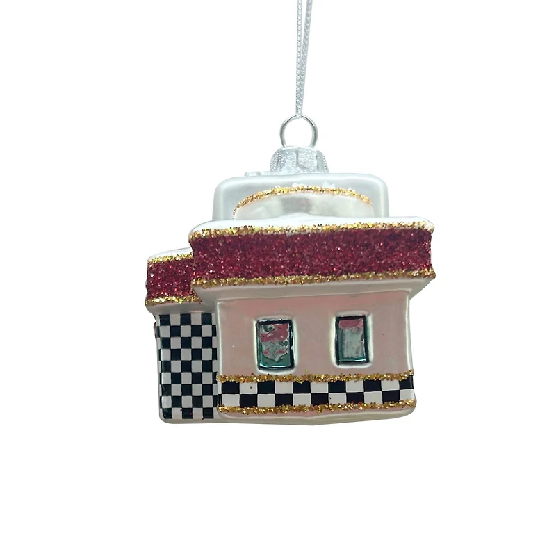 4.25" Diner Glass Ornament by Ashland®
