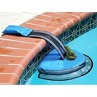 Swim Central 25.5" Blue & Black Swimming Pool Critter Saving Escape Ramp