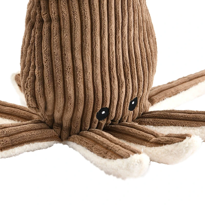 Hello Honey® 18" Brown Plush Corduroy Squid