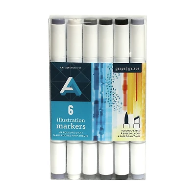 Art Alternatives Illustration Marker 6 Color Set