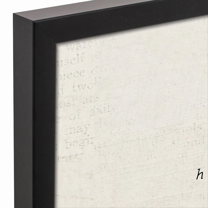 Filled With Joy 17.73" x 21.73" Black Framed Canvas