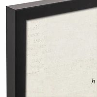 Filled With Joy 17.73" x 21.73" Black Framed Canvas