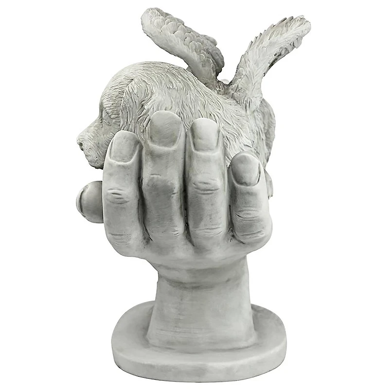 Design Toscano 15.5" In God's Hands Dog Memorial Statue