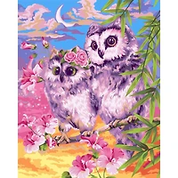 Crafting Spark Tender Owls Painting by Numbers Kit