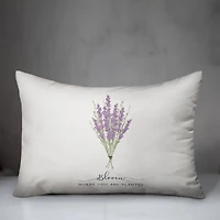 Bloom Where Planted 14" x 20" Throw Pillow