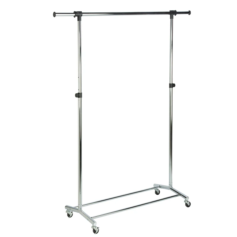 Honey Can Do Chrome Rolling Garment Rack
