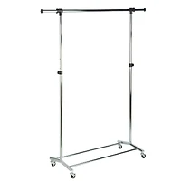 Honey Can Do Chrome Rolling Garment Rack