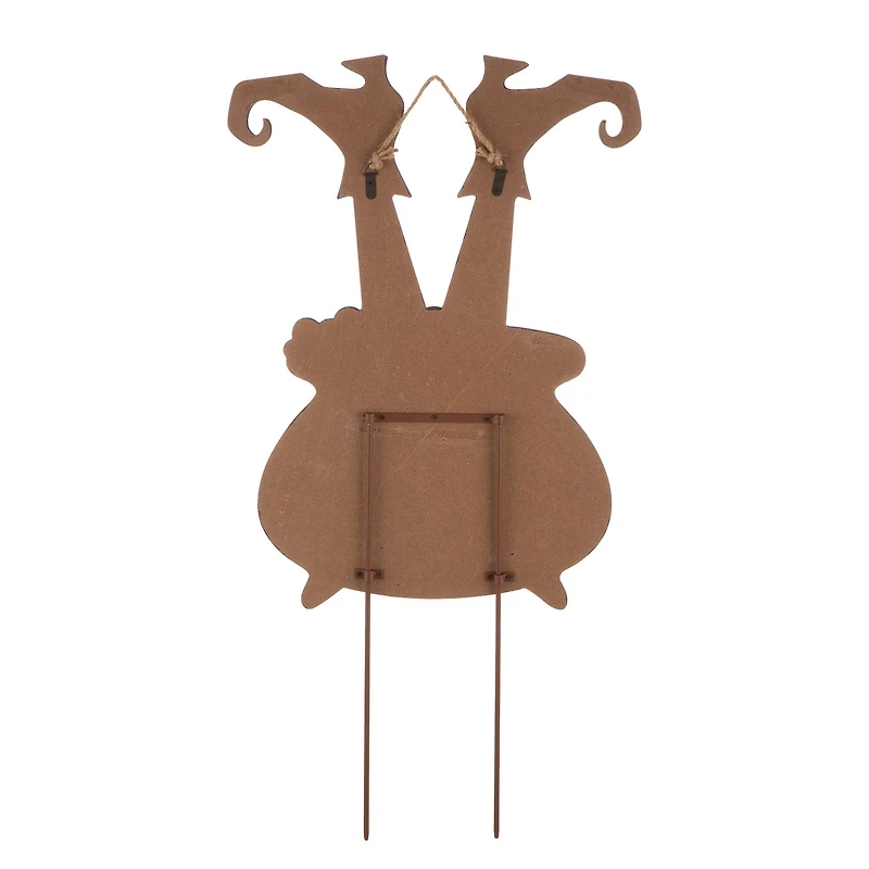 32" Glitzhome® Halloween Witch Yard Stake