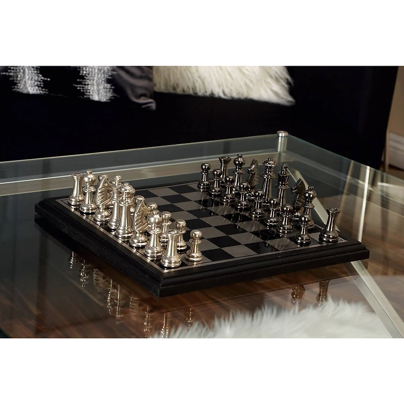 Dark Gray Chess Game Set