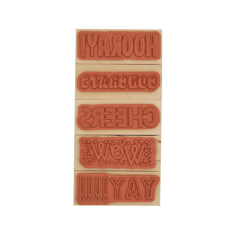 Celebrate Wood Stamp Set by Recollections™