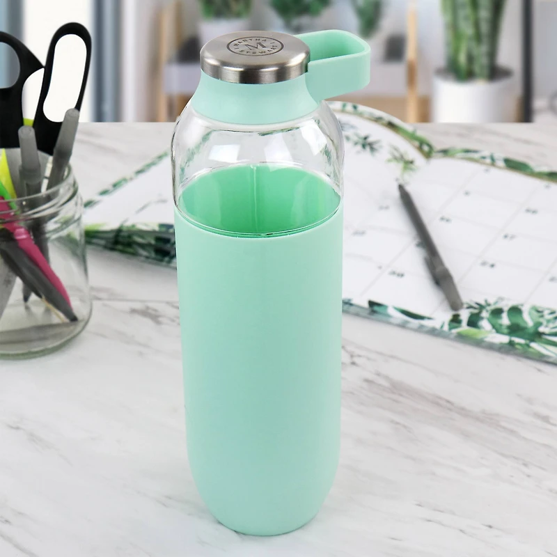 Martha Stewart 25oz. Mint Plastic Water Bottle