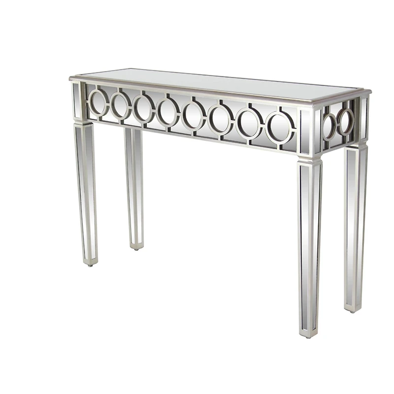 Silver Glam Wood Console Table, 32" x 47"