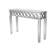 Silver Glam Wood Console Table, 32" x 47"
