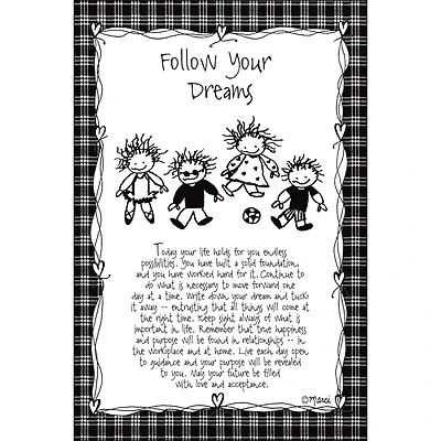 Children of the Inner Light® by Marci Art Follow Your Dreams Plaque