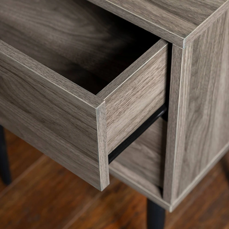 Walker Edison Slate Gray Modern Side Table