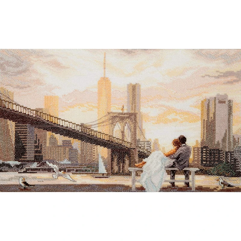 Charivna Mit Counted cross stitch kit Dawn together