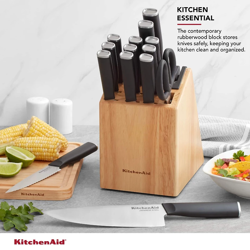 KitchenAid Classic 15-Piece Knife Block Set