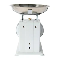 Hello Honey® White Metal Kitchen Scale with Removable Tray