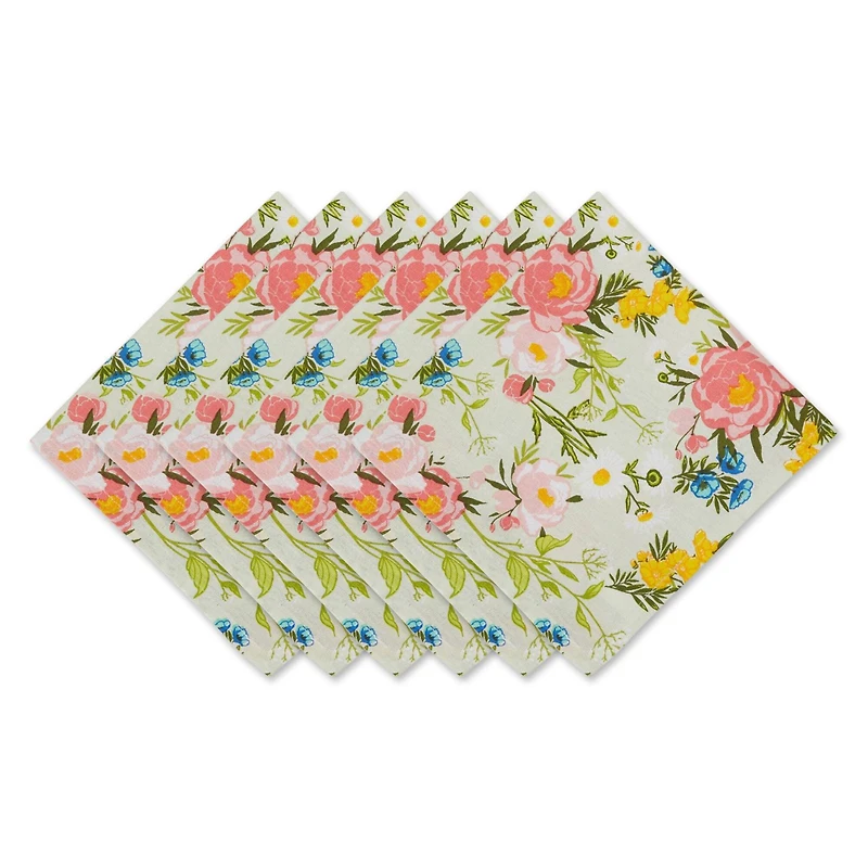 DII® Spring Bouquet Cloth Dinner Napkins, 6ct.