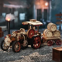 ROKR® Mechanical Models Steam Engine 3D Puzzle Kit